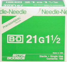 BD SY 21GX1.5N 3ML LL 100 309577