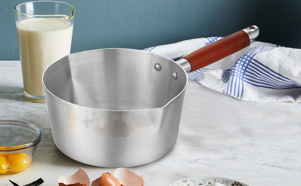 Bene Casa Sauce Pan With Wood Handle, 2 Quart