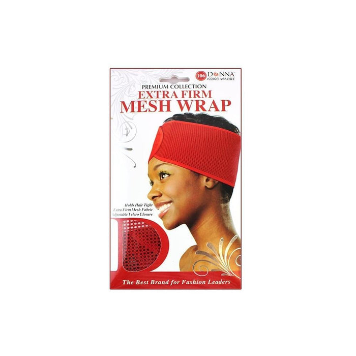 DONNA SATIN & MESH WRAP 2PK