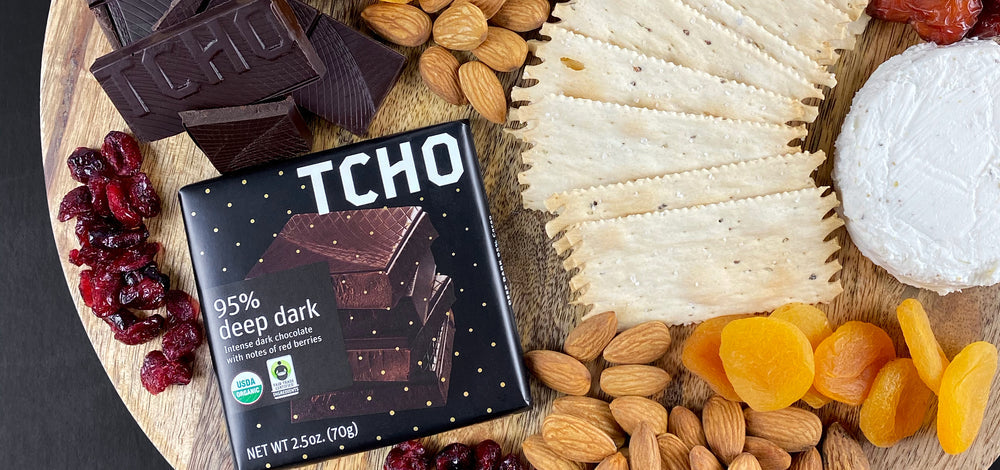 TCHO CHOCOLATE ASST,OG2,DARK CHOC,60 CT