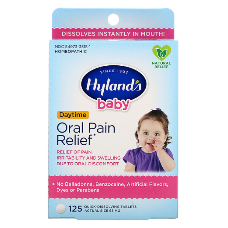 HYLAND'S 4 KIDS ORAL PAIN RELIEF TAB 125