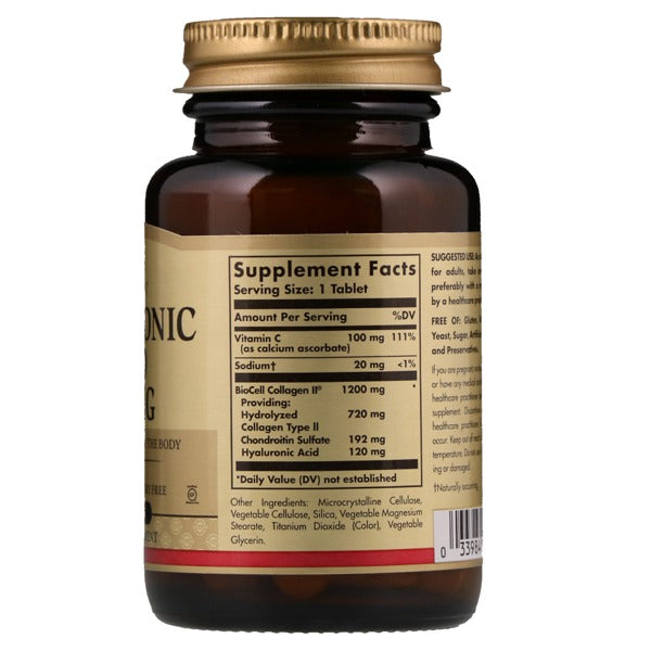 SOLGAR HYALURONIC ACID,120 MG