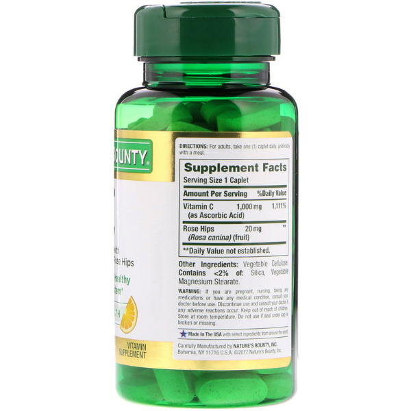 NATURE'S WAY VIT C 1000 W/ROSE HIPS