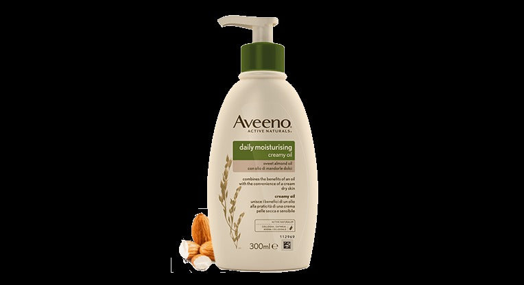 AVEENO CREAMY MOIST OIL PU 12z