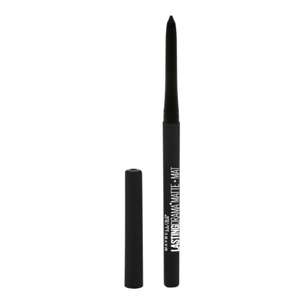 MAYBELLINE New York Lasting Drama Matte Eyeliner Makeup, 860 Jet Black, 0.01 oz