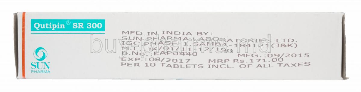 QUETIAPINE FUM ER TB 300MG 60CPLT