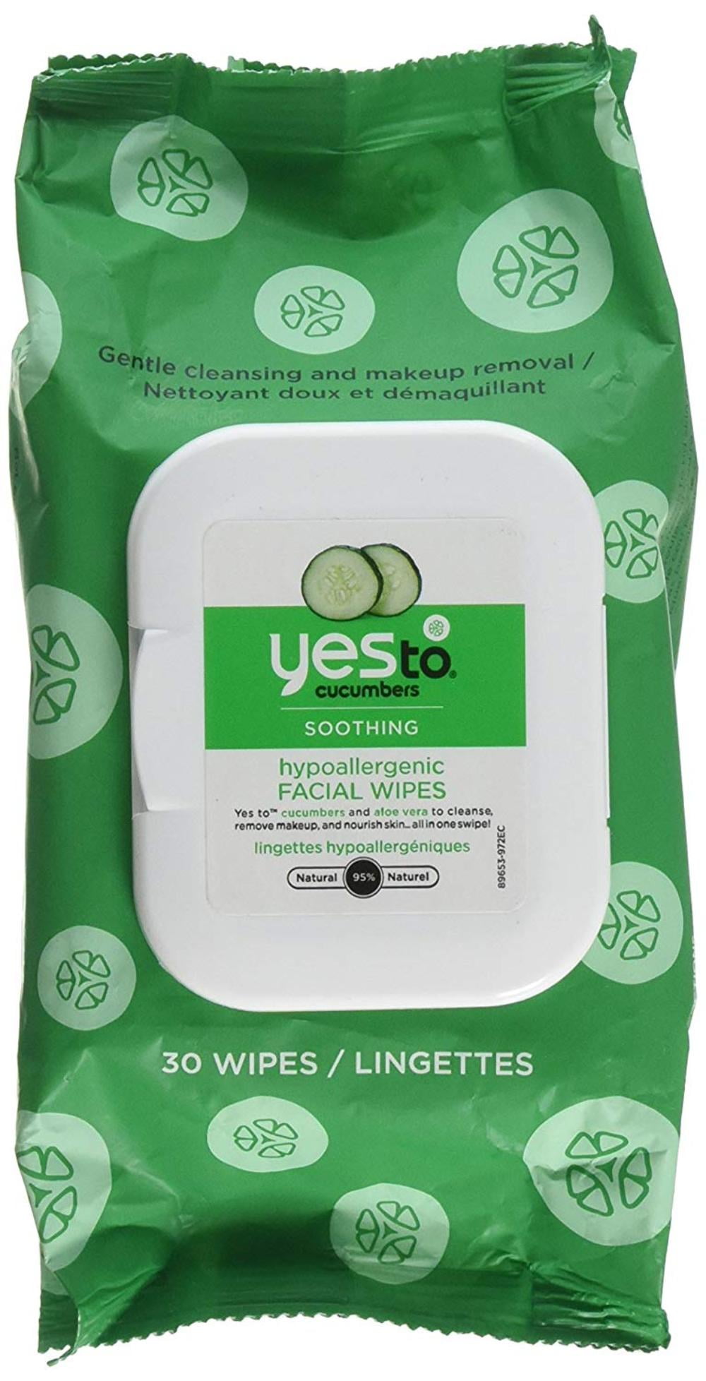 YES TO FACIAL WIPES CUCUMBER 30CT