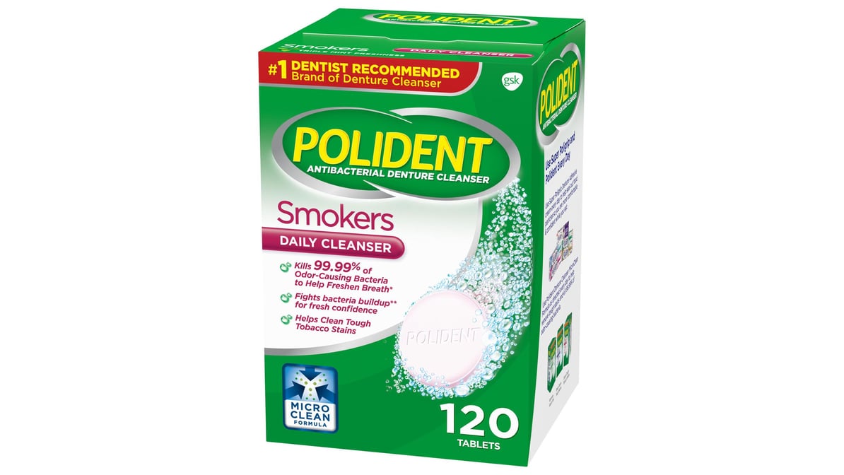 POLIDENT SMOKERS TB 120
