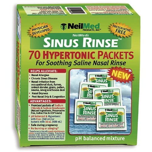 SINUS RINSE PK 70 HYPERTONIC