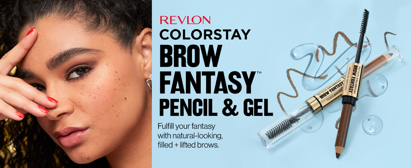 REVLON ColorStay Brow Fantasy Pencil & Gel - 104 Dark Brown