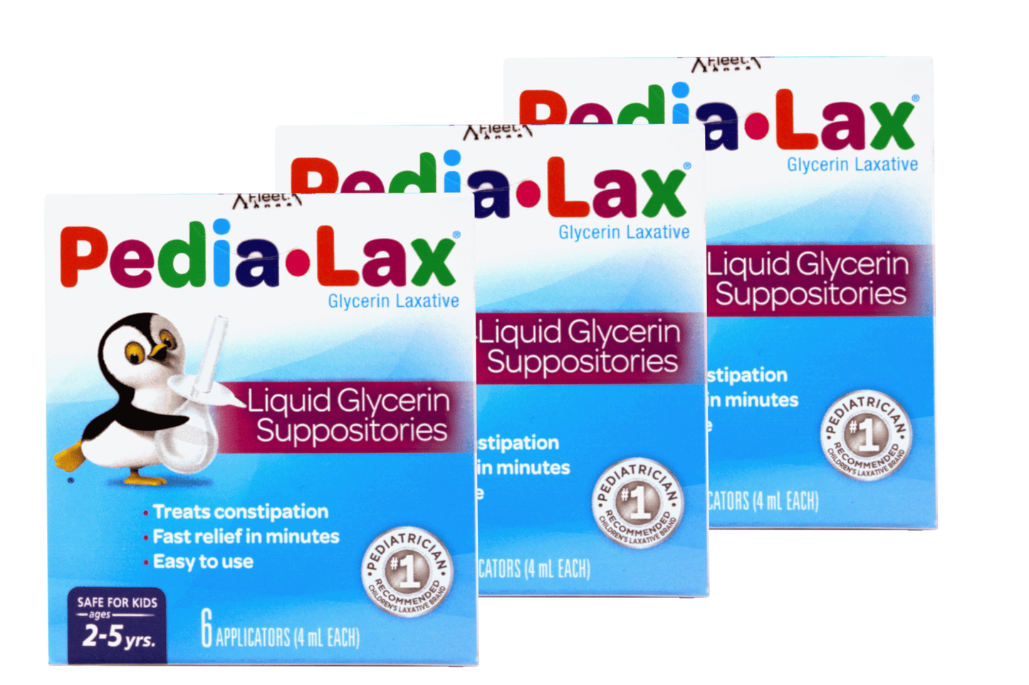 PEDIA-LAX SUPP LIQUID APPLICTR 6CT