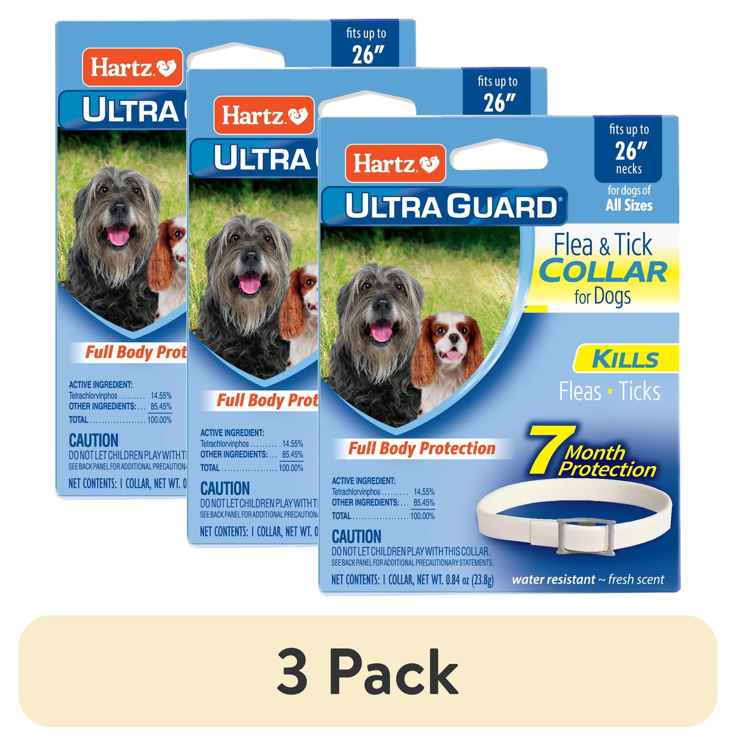 Hartz UltraGuard Plus Flea & Tick Collar for Dogs and Puppies