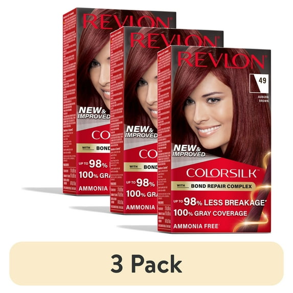REVLON ColorSilk Permanent Hair Color with Bond Repair Complex - 48 Burgundy