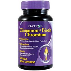 CINNAMON +BIOTIN&CHROM CAP 60CT NAT TRU