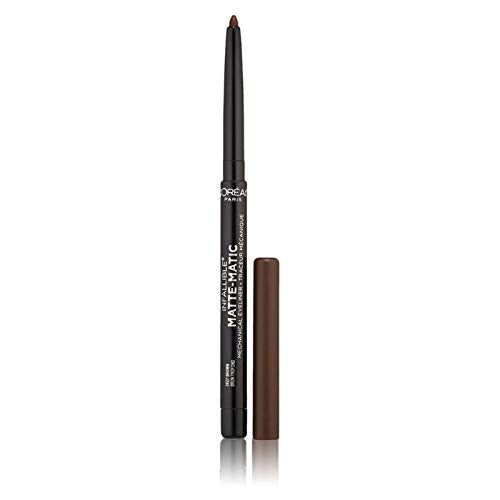 L'ORÉAL PARIS Infallible Matte-Matic Mechanical Eyeliner, 513 Deep Brown, 0.01 oz.