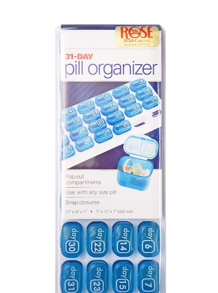 PILL ORGANIZER 21 PILL PCH GRY/BG
