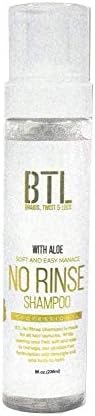 BTL NO RINSE SHMP W ALOE 8 OZ