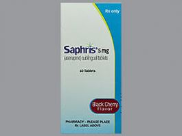SAPHRIS TB 2.5MG 6X10SL BKCHY BPK