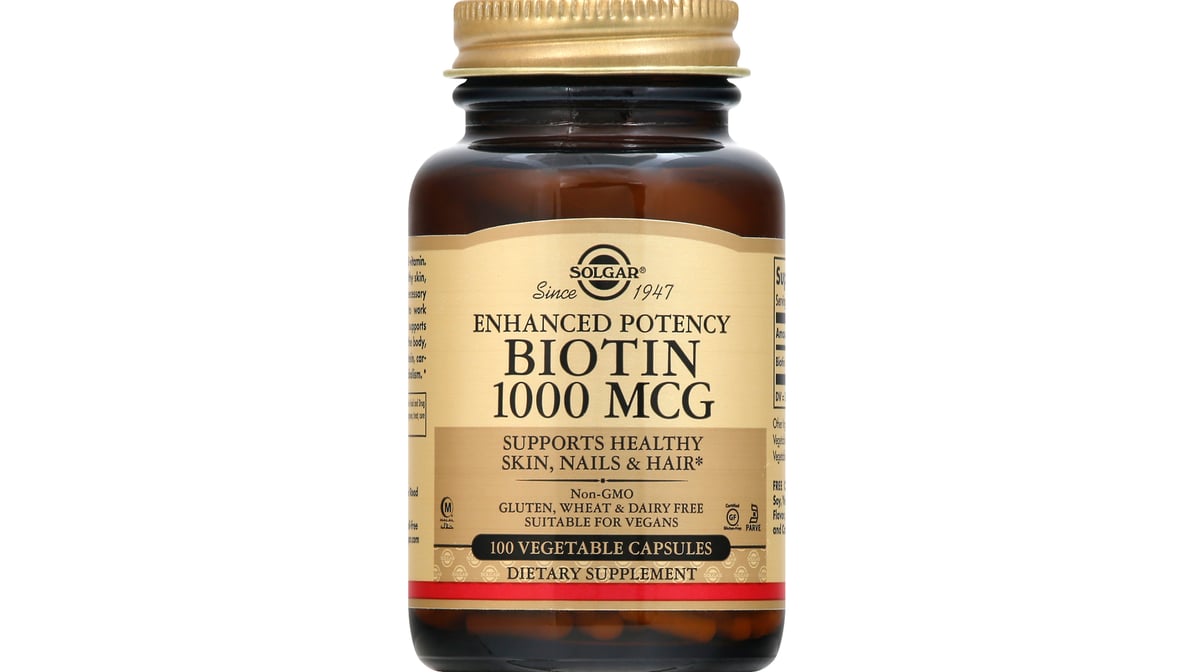 SOLGAR BIOTIN,10,000 MCG
