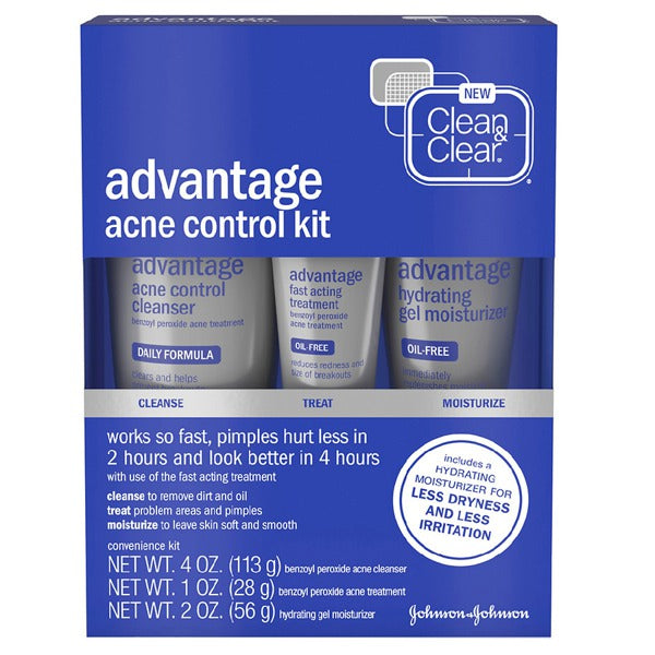 CLEAN&CLEAR ACNE CONTROL KIT3p