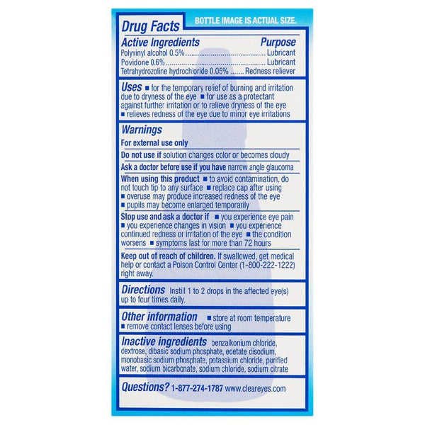 CLEAR EYES M/RRLF DR 0.03% 30ML