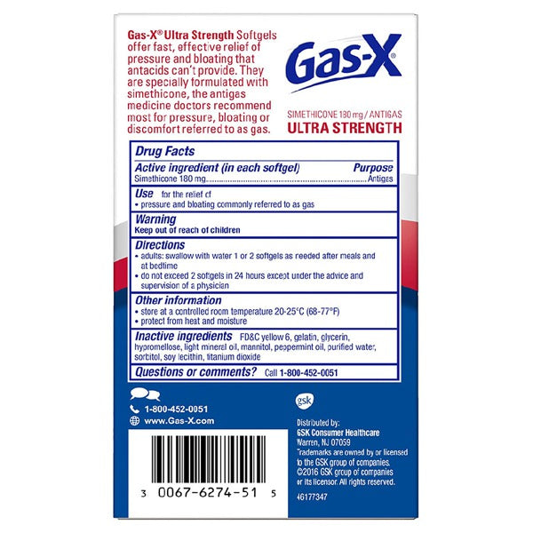 GAS-X MAX STRENGTH SOFTGELS 30CT