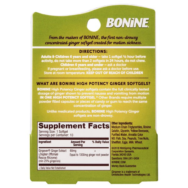 BONINE ADULT TAB 8CT