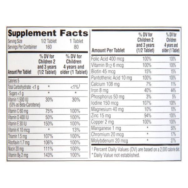 CENTRUM CHILD CHEW TABLET 80CT