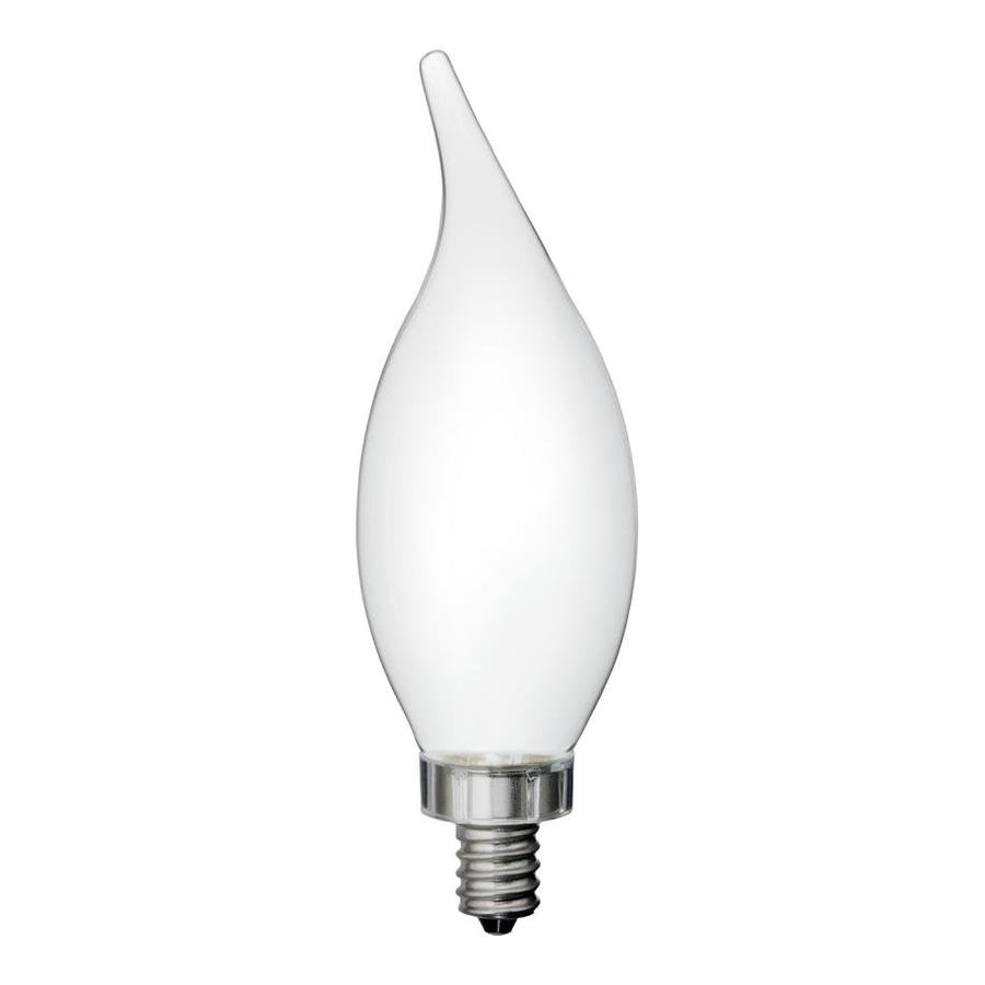 GE Lighting Vintage Style CA11 LED Light Bulbs, Decorative Candle Bulbs, Amber Glass, 40 Watt Replacement