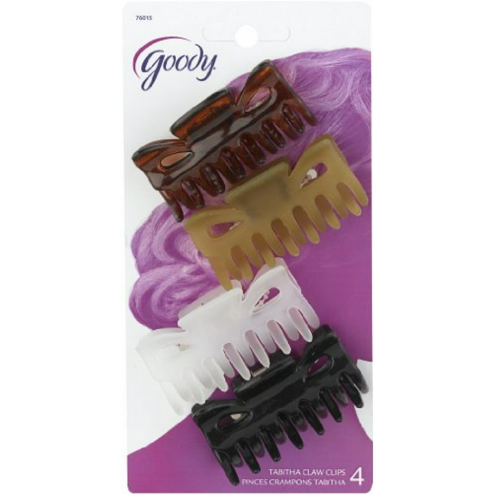 Goody Classics Medium Spiral Claw Clip, 3 CT