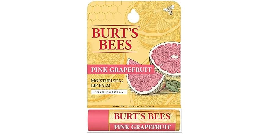 Burt's Bees Moisturizing Lip Balm - Pink Grapefruit