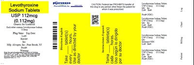 LEVOTHYROXINE CP 112MCG 3X10 BPK