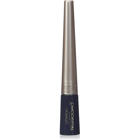 L'ORÉAL PARIS Telescopic Precision Liquid Waterproof Eyeliner, 800 Black, 0.06 fl. oz.