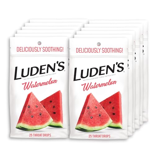 LUDENS BAG WATERMELON DROPS 25CT