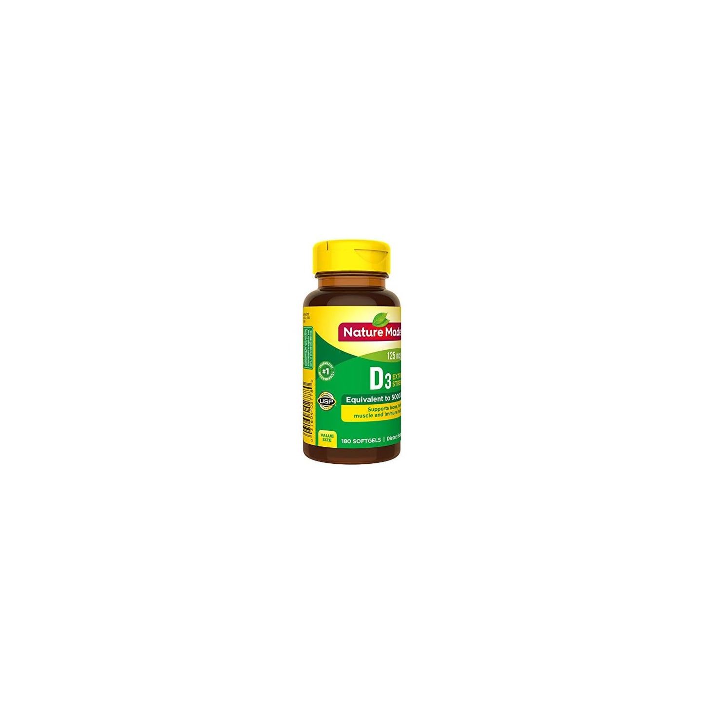 GNP VITAMIN D3 125MCG 5000IU SGC 100CT