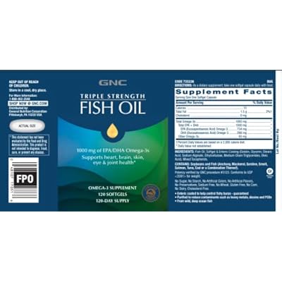 FISH OIL GC 1000MG 300 OM3 SFT
