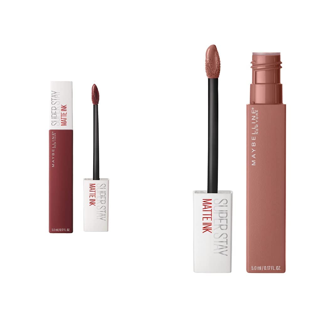 MAYBELLINE New York Super Stay Matte Ink Liquid Lipstick, 050 Voyager, 0.17 oz