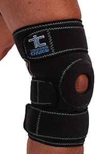 DJ KNEE WRAP SB BLK LRG DSHP