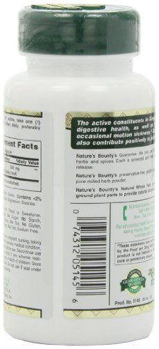 GINGER ROOT 550MG CAP 100CT NAT BOUNTY
