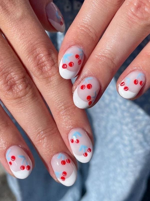 SO CHIC SHORT NAILS BLK CHERRY
