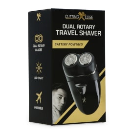 Cutting Edge Shaver Dual Rotary Travel Battery Powered