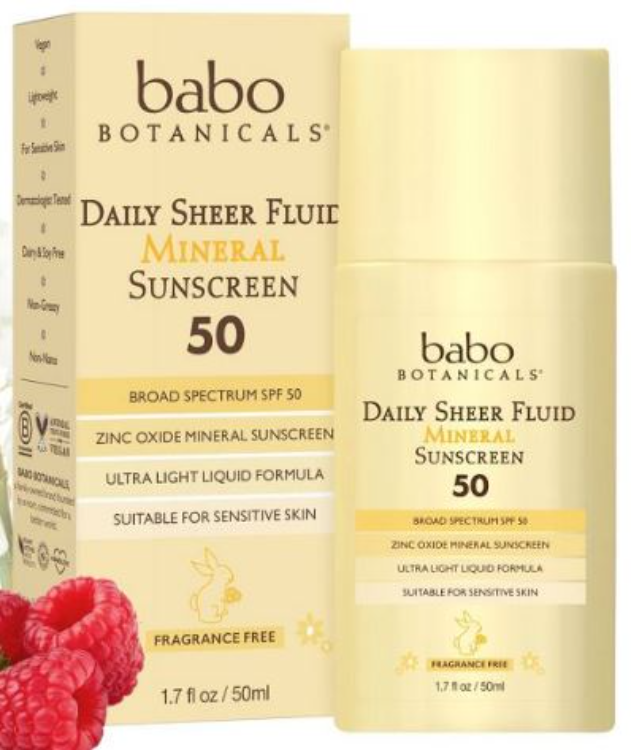 BABO BOTANICALS SNSCRN,SHEER,SPF 50