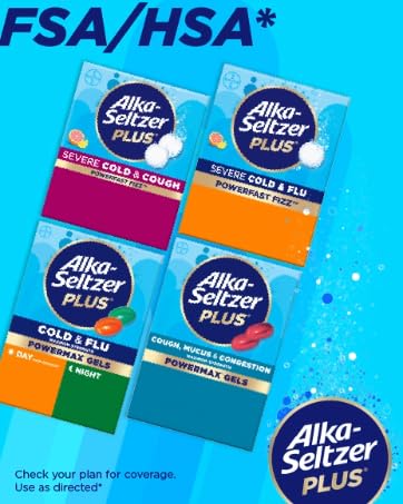 ALKA SELTZER+ COUGH&FLU ORANGE CHW 24CT