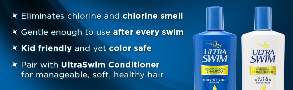 ULTRA SWIM CHLORINE REMOVAL SHAMPOO 7OZ