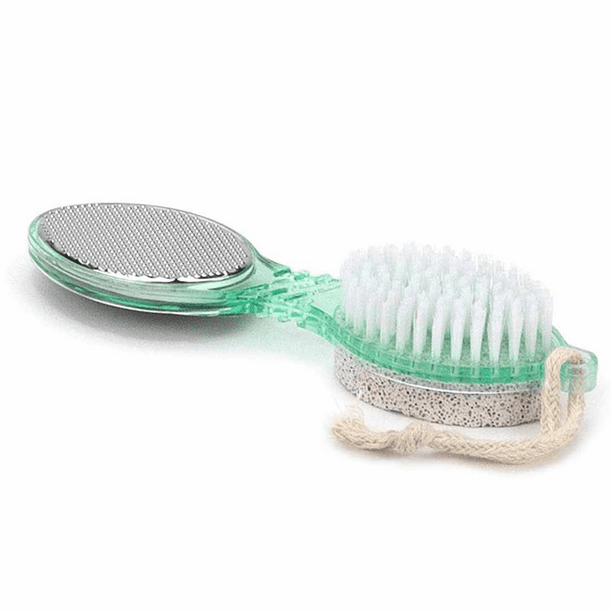 SJ Creations Spa 2-in-1 Pumice & Brush Pedicure Tool