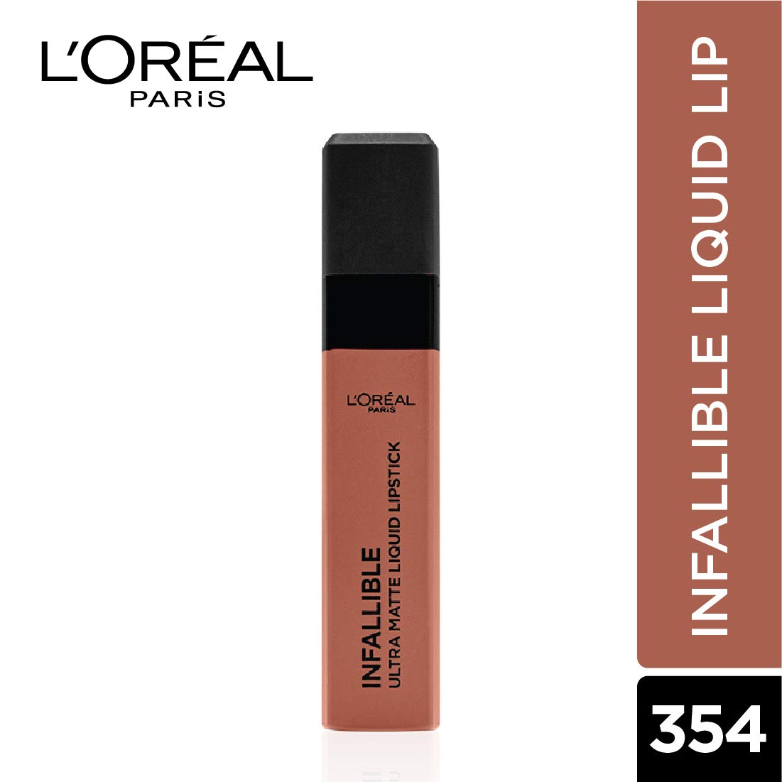 L'ORÉAL PARIS Infallible Matte Liquid Lipstick, 354 Nudist, 0.21 fl oz