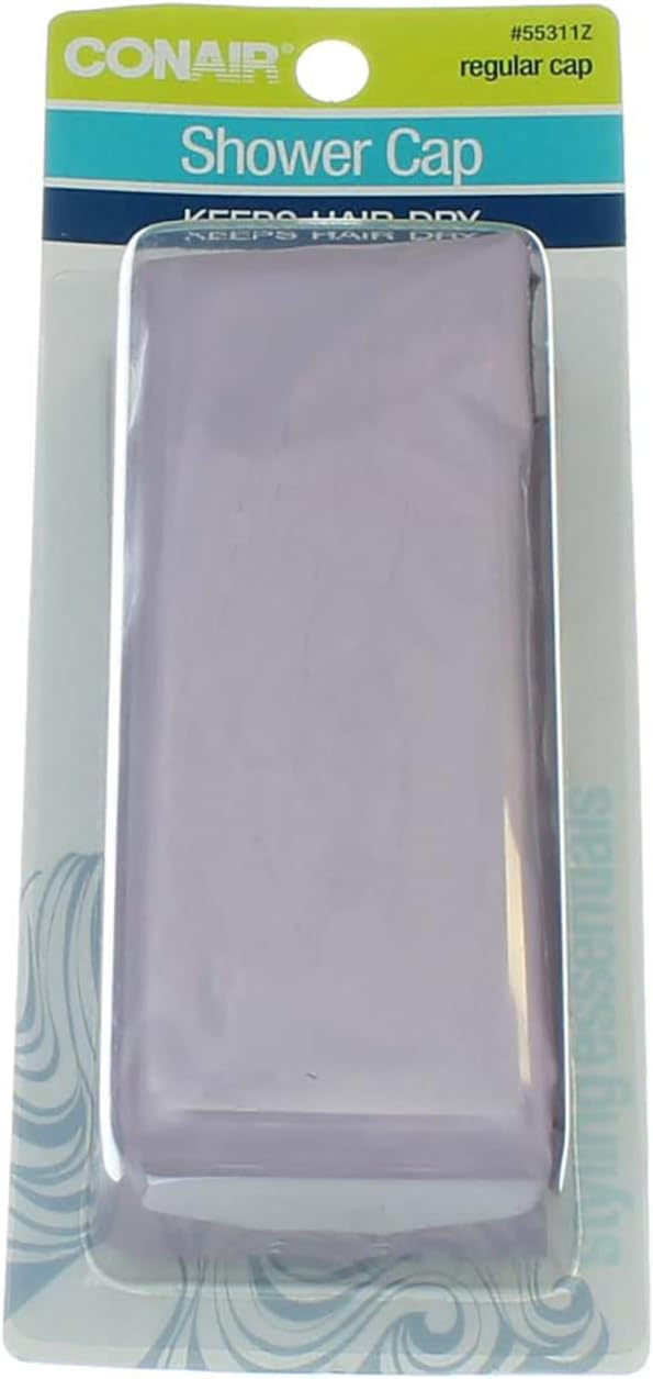 CONAIR Safe & Dry Extra Large Antimicrobial Protection Shower Cap - Polka Dot