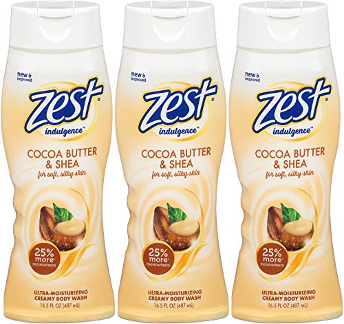 Zest Body Wash Cocoa Butter & Shea Moisturizing 18oz