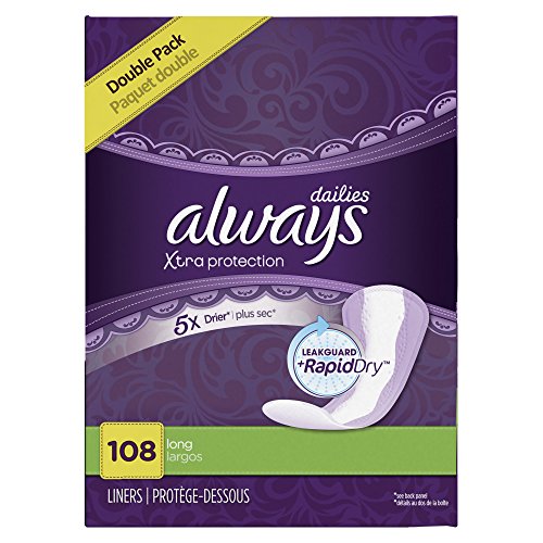 ALWAYS XTRA PROT ANTIBUNCH LNR PAD 6X48