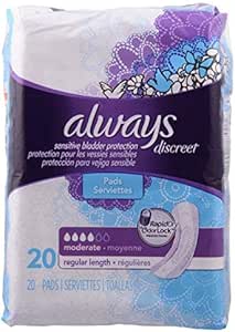 ALWAYS DISCREET MOD REG PAD 3X20CT